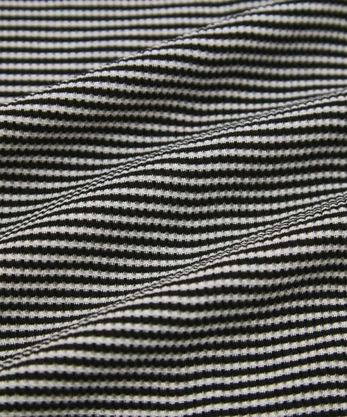 Healthknit(ヘルスニット)の「【Healthknit/ヘルスニット】Basic Waffle Hem Round Crewneck L/S(Tシャツ/カットソー・レディース・ブラック系その他3/カーキ/オフホワイト/ブラック・FREE)」の19枚目の写真