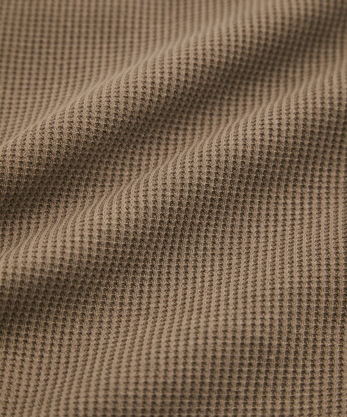 Healthknit(ヘルスニット)の「【Healthknit/ヘルスニット】Basic Waffle Hem Round Crewneck L/S(Tシャツ/カットソー・レディース・ブラック系その他3/カーキ/オフホワイト/ブラック・FREE)」の22枚目の写真