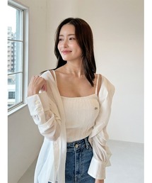 SNIDEL 半袖ブラウス SME8242 066 PNK スナイデル SNIDEL ノースリフリルブラウス （PNK