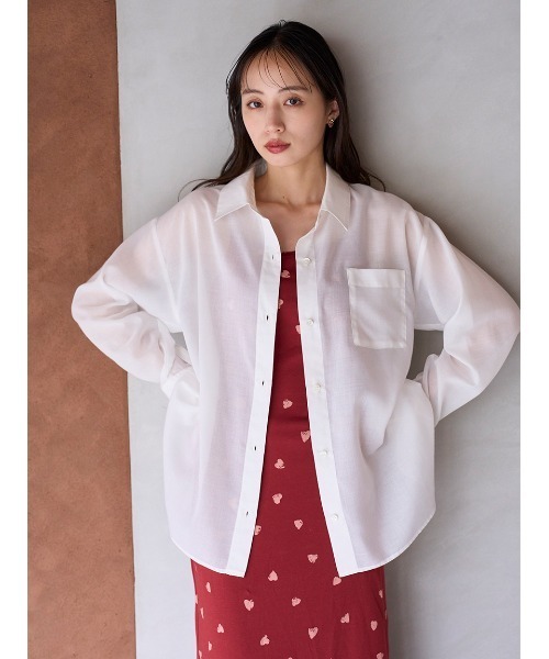 Sustainableシアーシャツ（シャツ/ブラウス）｜SNIDEL（スナイデル）の