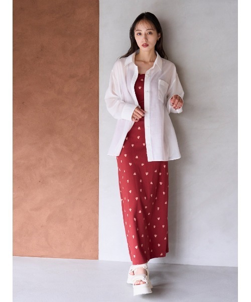 SNIDEL(スナイデル)の「Sustainableシアーシャツ(シャツ/ブラウス・レディース・ブラック/ブルー/ホワイト・F)」の18枚目の写真