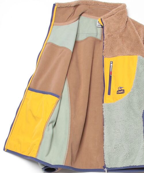 CHUMS(チャムス)の「【CHUMS】Bonding Fleece Jacket(その他アウター・メンズ・セージグリーン/グレー/ベージュ・LARGE/MEDIUM/X-LARGE)」の5枚目の写真