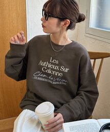 DISCOAT（ディスコート）の「【ユニセックス】LesAuthieux刺繍ロゴスウェット（スウェット・メンズ）」