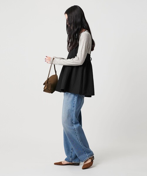 BEAUTY&YOUTH UNITED ARROWS（ビューティーアンドユースユナイテッドアローズ）の「ポリエステルジャガード レイヤードキャミソール（キャミソール・レディース・グレー系/オリーブ/ブラック・FREE）」の9枚目の写真