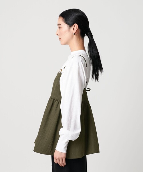 BEAUTY&YOUTH UNITED ARROWS（ビューティーアンドユースユナイテッドアローズ）の「ポリエステルジャガード レイヤードキャミソール（キャミソール・レディース・グレー系/オリーブ/ブラック・FREE）」の15枚目の写真