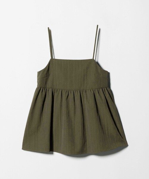 BEAUTY&YOUTH UNITED ARROWS（ビューティーアンドユースユナイテッドアローズ）の「ポリエステルジャガード レイヤードキャミソール（キャミソール・レディース・グレー系/オリーブ/ブラック・FREE）」の17枚目の写真