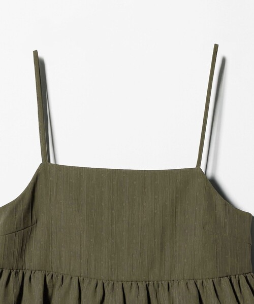BEAUTY&YOUTH UNITED ARROWS（ビューティーアンドユースユナイテッドアローズ）の「ポリエステルジャガード レイヤードキャミソール（キャミソール・レディース・グレー系/オリーブ/ブラック・FREE）」の19枚目の写真