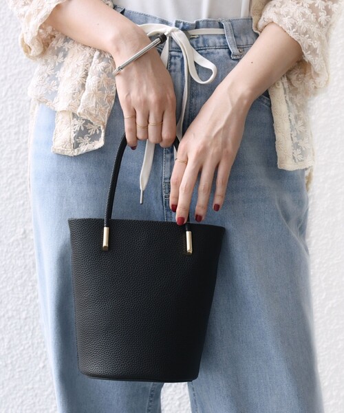 WEB限定】ショルダー 付 バケツ型 トート バッグ（ショルダーバッグ