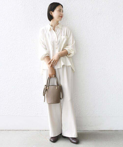 WEB限定】ショルダー 付 バケツ型 トート バッグ（ショルダーバッグ