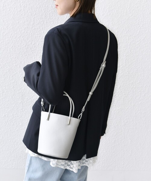 セール】【WEB限定】ショルダー 付 バケツ型 トート バッグ