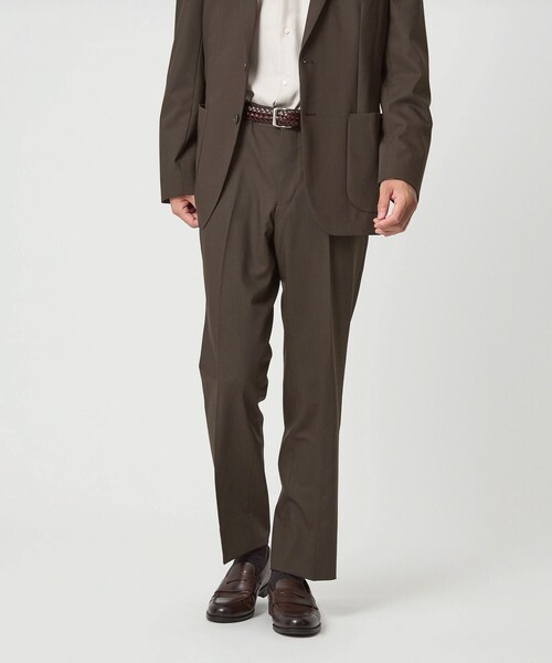 セール】A+ TW カラーギャバ スタンダード イージー スラックス