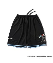 SPALDING（スポルディング）の「【SPALDING/スポルディング】ジュニア プラクティスパンツ スポンジ・ボブ パペット/アニメ。UVカットハーフパンツ（その他パンツ）」