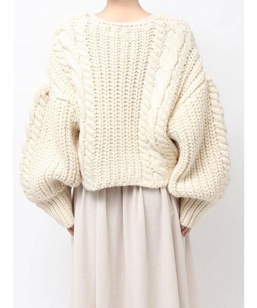 merry jenny(メリージェニー)の「ribbon ribbon カーデイガン(カーディガン/ボレロ・レディース・アイボリー/ブラック/グレー・FREE)」の14枚目の写真