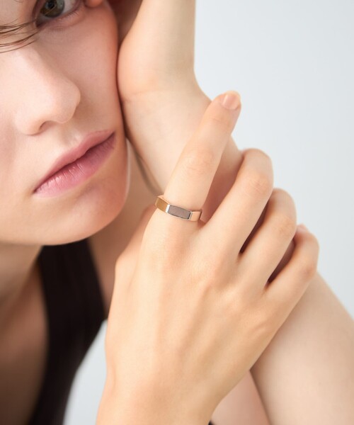 指輪　ete トリカラー] ボクシー リング ミディアム（リング）｜ete（エテ）の