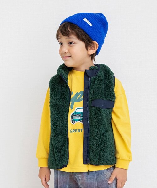 セール】【リンク】ファーフリースベスト_ジュニア対応（ダウンベスト