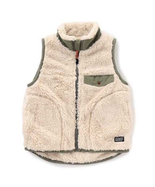NEMIKA フリースベスト ピンク セール】【リンク】ファーフリースベスト_ジュニア対応（ダウンベスト