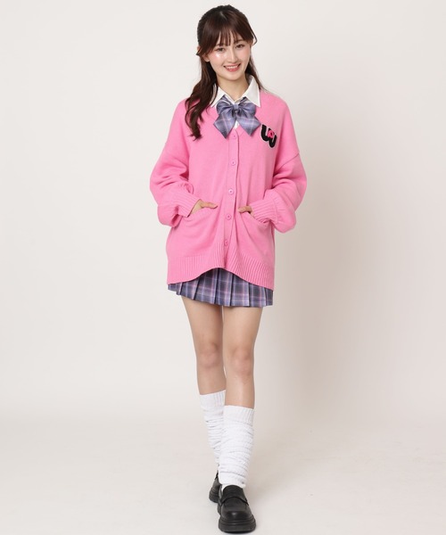 WEGO(ウィゴー)の「WEGO/ワールドペガサスコラボカーディガン(カーディガン/ボレロ・レディース・オフホワイト/グリーン系その他/ピンク系その他/レッド系その他/パープル・FREE)」の12枚目の写真