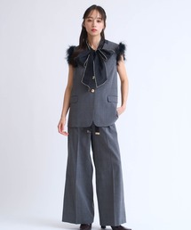 セール】【15周年】スカーフ柄シャツワンピース（ワンピース