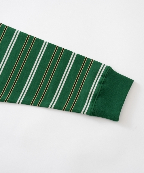 GLAZOS(グラソス)の「ボーダー長袖Tシャツ(Tシャツ/カットソー・キッズ・ネイビー/グリーン/ブルー・170cm/150cm/160cm)」の12枚目の写真