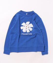 maarook(マルーク)のフラワーパッチワーク裏毛トレーナー(その他トップス)