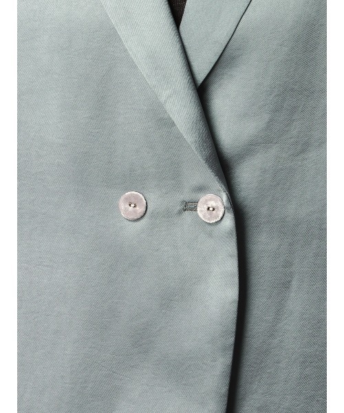 CIS.（シス）の「CIS． サテンジャケット＆ラップ風コルセット ハンドウォッシュ 無地（テーラードジャケット・レディース・ブラック/グレー・36(7号)/38(9号)）」の10枚目の写真