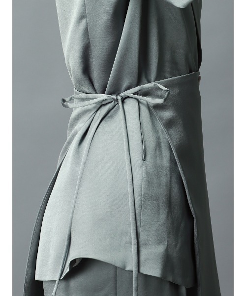 CIS.（シス）の「CIS． サテンジャケット＆ラップ風コルセット ハンドウォッシュ 無地（テーラードジャケット・レディース・ブラック/グレー・36(7号)/38(9号)）」の13枚目の写真