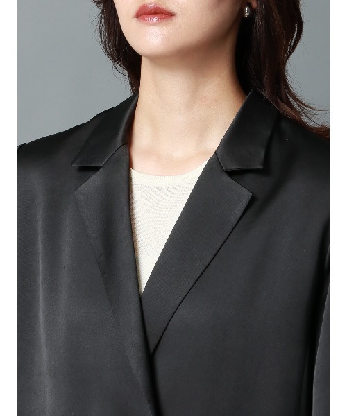 CIS.（シス）の「CIS． サテンジャケット＆ラップ風コルセット ハンド