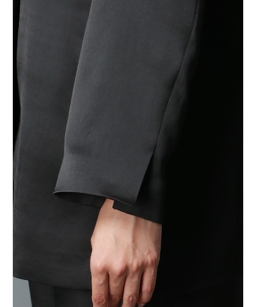 CIS.（シス）の「CIS． サテンジャケット＆ラップ風コルセット ハンドウォッシュ 無地（テーラードジャケット・レディース・ブラック/グレー・36(7号)/38(9号)）」の22枚目の写真