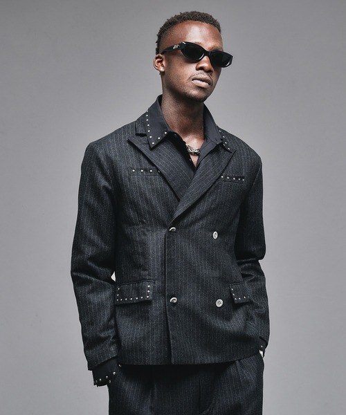 ANDER HUNK(A_[nN)Studs Design Tailored Jacket / X^bYfUCe[[hWPbg(e[[hWPbg)