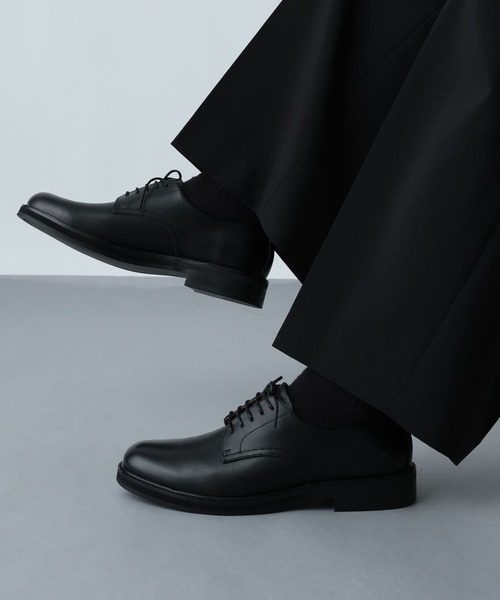 HARE（ハレ）の「プレーンダービーシューズ(HARE)（ドレスシューズ・メンズ・ブラック/ブラック系その他・MEDIUM/SMALL/LARGE）」の2枚目の写真