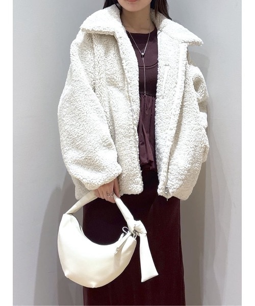 セール】【niaulab TV by ZOZO紹介】ボアブルゾン（ブルゾン