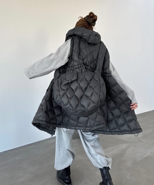 TAION × WILLFULLY】quilting shoulder down bag（ショルダーバッグ