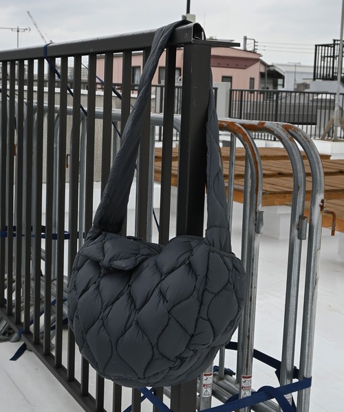 TAION × WILLFULLY】quilting shoulder down bag（ショルダーバッグ