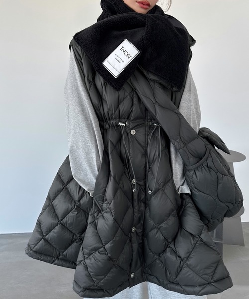 TAION × WILLFULLY】quilting shoulder down bag（ショルダーバッグ