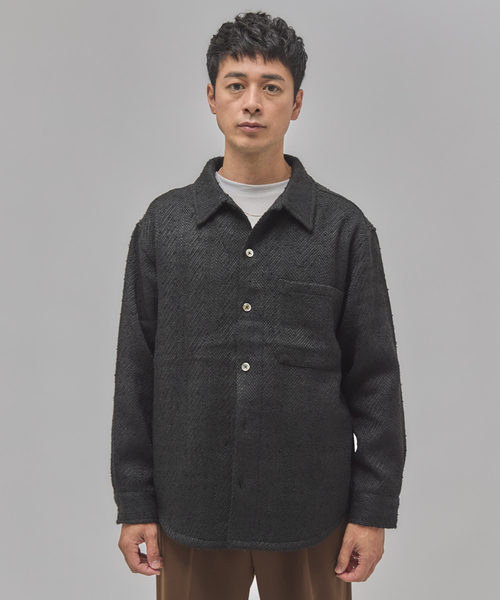 Frank ツイード シャツ ブルゾン（その他アウター）｜EDIFICE
