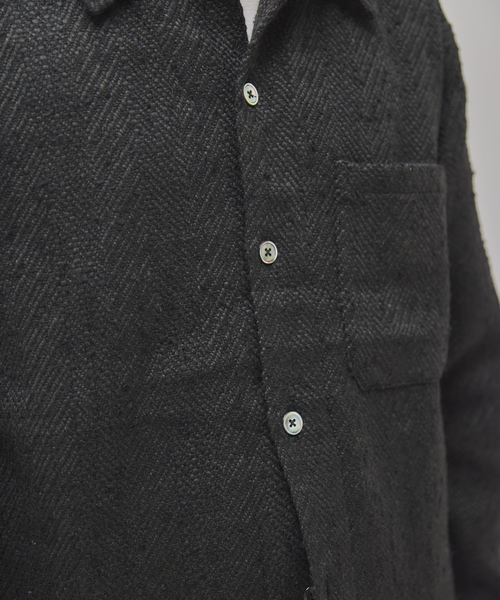 EDIFICE（エディフィス）の「Frank ツイード シャツ ブルゾン（その他アウター・メンズ・ベージュ/レッド/ブラック/チャコールグレー・LARGE/MEDIUM）」の19枚目の写真
