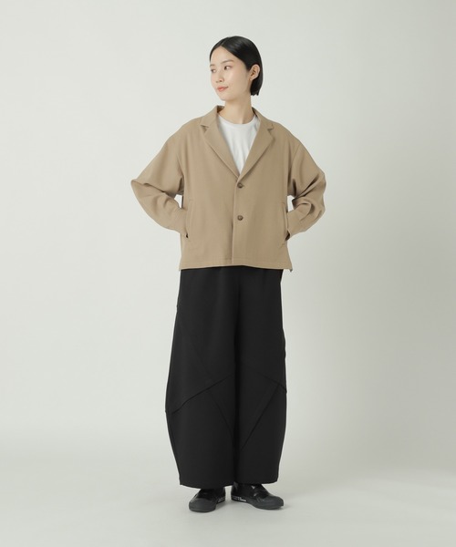 ZUCCa(ズッカ)の「ウーリーストレッチツイル / パンツ / S(その他パンツ・レディース・ライトブラウン/ブラック/ネイビー・M size)」の7枚目の写真