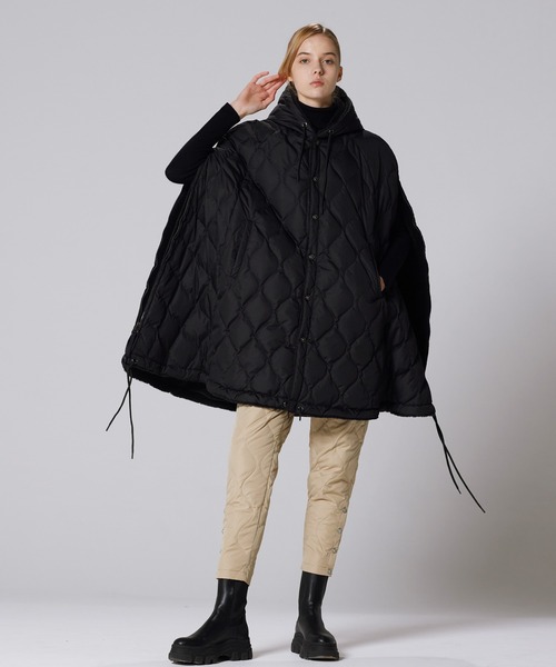 TAION ミリタリー　ケープ TAION/タイオン】ミリタリーダウンケープ | FREDY & GLOSTER(フレディ