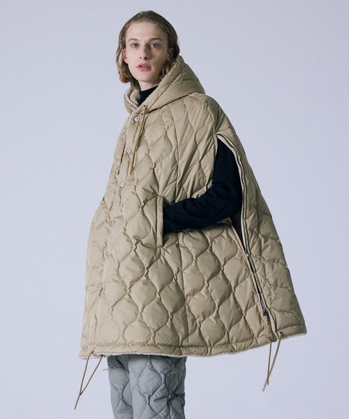 TAION ミリタリー　ケープ 楽天市場】【公式】TAION (タイオン) ミリタリー ダウンケープ ユニ