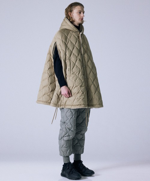 TAION（タイオン）】〈グッズ〉ミリタリー ダウンケープ（ポンチョ