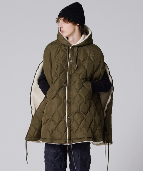 TAION（タイオン）】〈グッズ〉ミリタリー ダウンケープ（ポンチョ