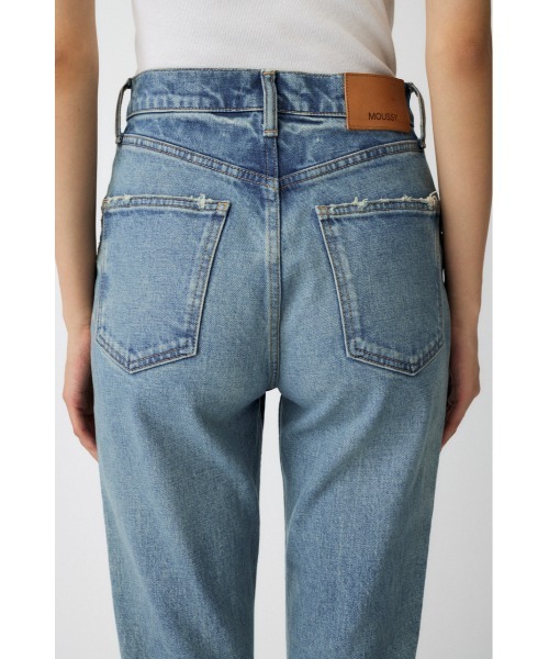 MOUSSY MVS SKINNY デニム ジーンズ MOUSSY マウジー moussy MVS SKINNY （ライトブルー） -靴