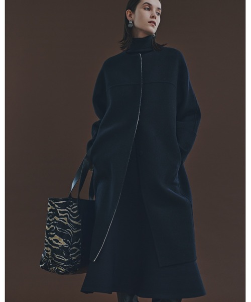 ADORE サンドロリバーベルト付きノーカラーコート 38 コート ADORE 38