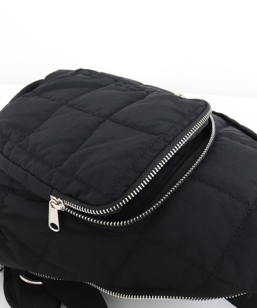 ADAM PATEK(アダムパテック)の「【Km】【it】【ADAMPATEK】square quilt sling bag(ボディバッグ/ウエストポーチ・メンズ・ブラック/グレー・FREE)」の5枚目の写真