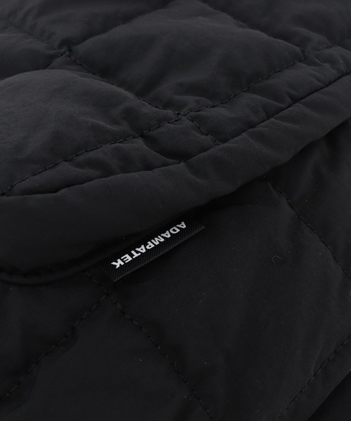 ADAM PATEK(アダムパテック)の「【Km】【it】【ADAMPATEK】square quilt sling bag(ボディバッグ/ウエストポーチ・メンズ・ブラック/グレー・FREE)」の4枚目の写真