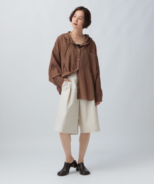 LEPSIM（レプシィム）の「ツイルハーフパンツ　588182（その他パンツ・レディース・アイボリー/ブラック・FREE）」の18枚目の写真