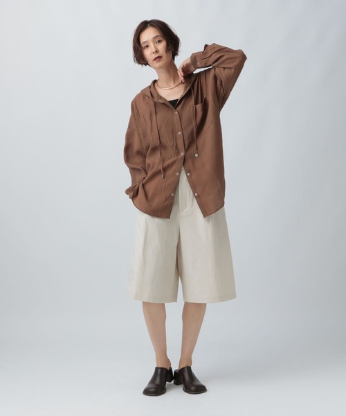 LEPSIM（レプシィム）の「ツイルハーフパンツ　588182（その他パンツ・レディース・アイボリー/ブラック・FREE）」の20枚目の写真