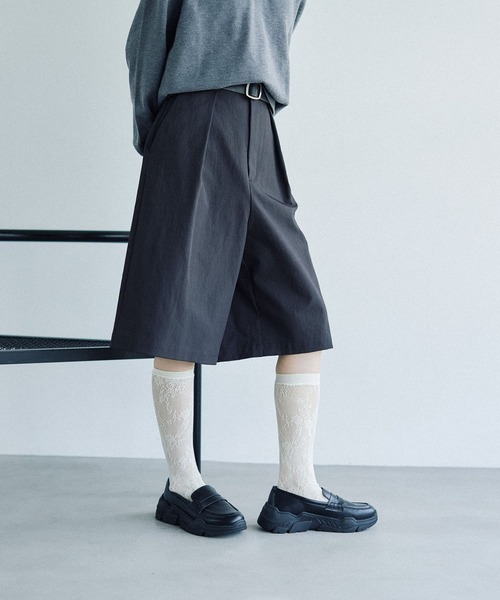 LEPSIM（レプシィム）の「ツイルハーフパンツ　588182（その他パンツ・レディース・アイボリー/ブラック・FREE）」の22枚目の写真