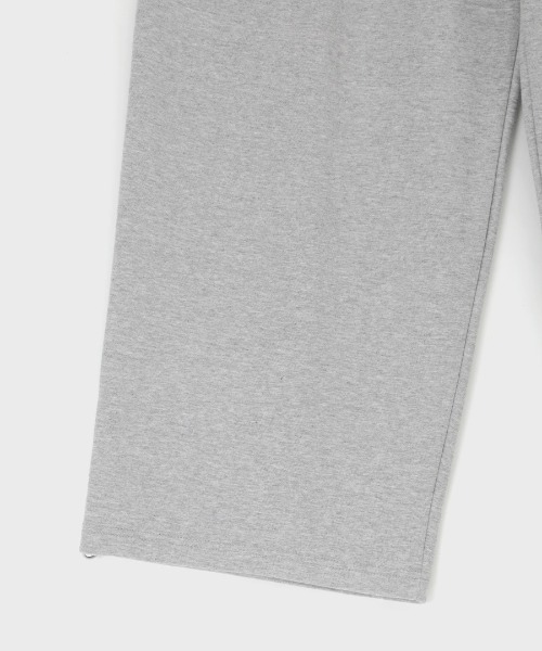 BLACKUP（ブラックアップ）の「[B-BASIC] ダブルコットンリベットワンタック2WAYパンツ（スウェットパンツ・レディース・グレー/ブラック・FREE）」の4枚目の写真