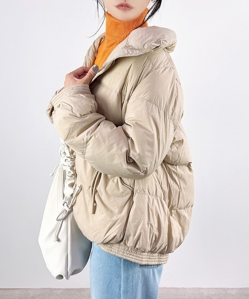 セール】【リアルダウン90％】横ステッチダウンジャケット（ダウン